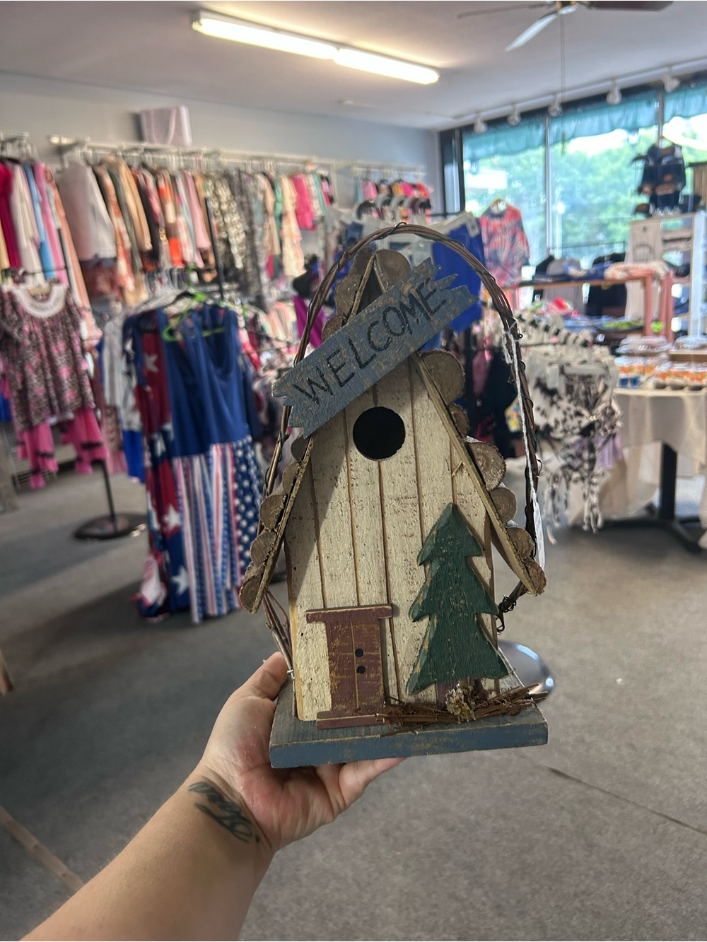 Bird house decor